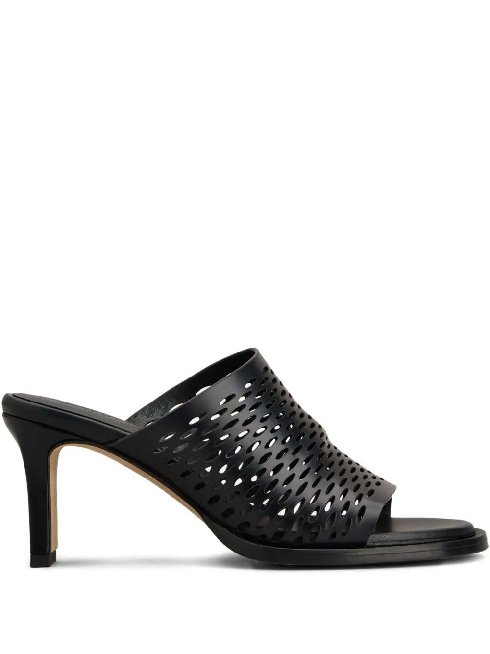 Tod's 75mm laser-cut heeled sandals Black