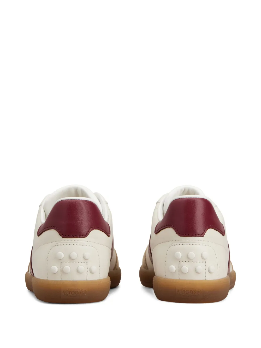 Tod's Tabs sneakers met leren vlakken Beige