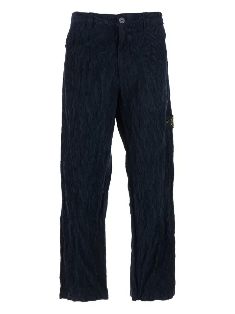 Stone Island corduroy patch-pocket trousers