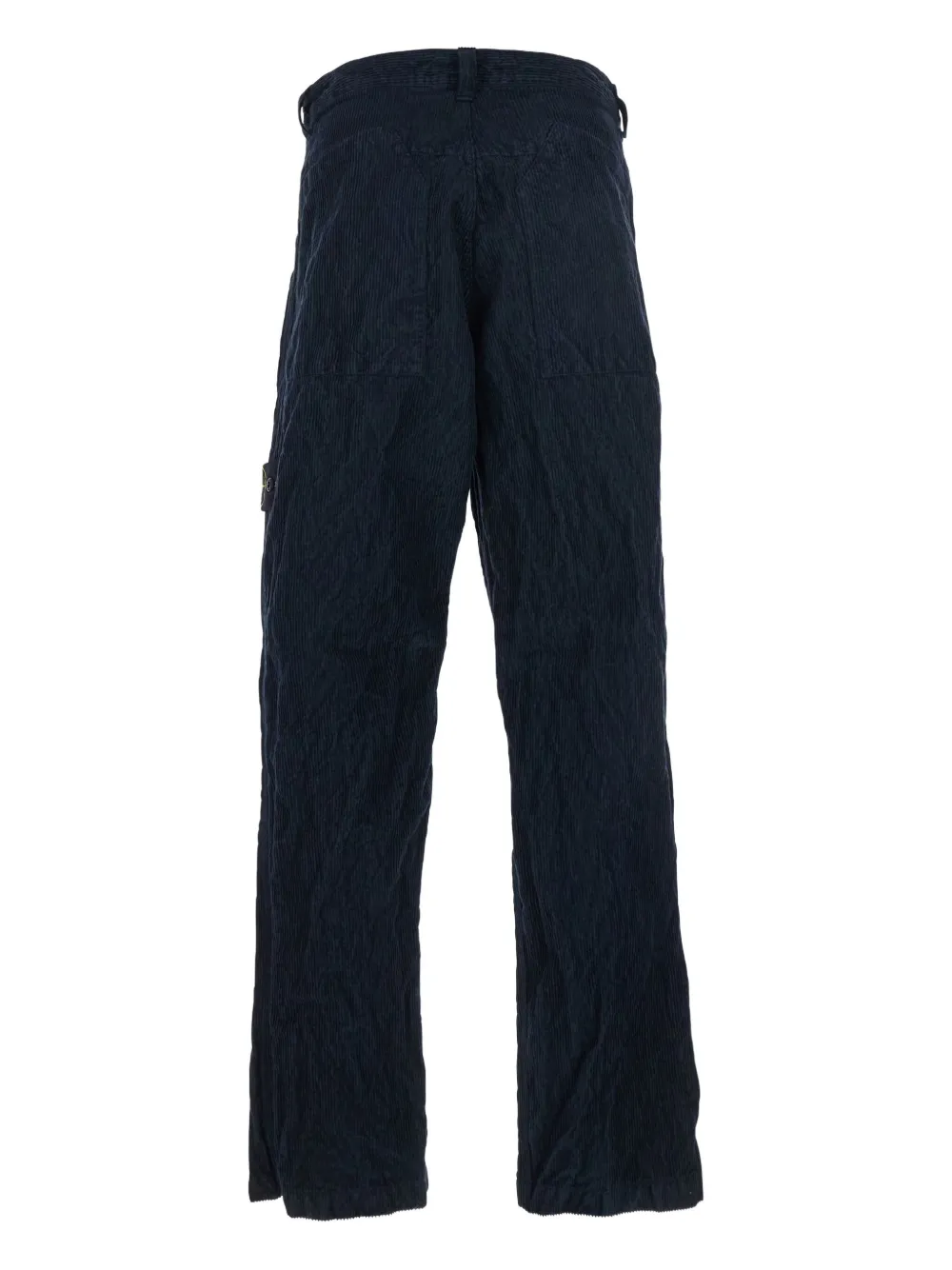 Stone Island Ribfluwelen broek met opgestikte zak Blauw