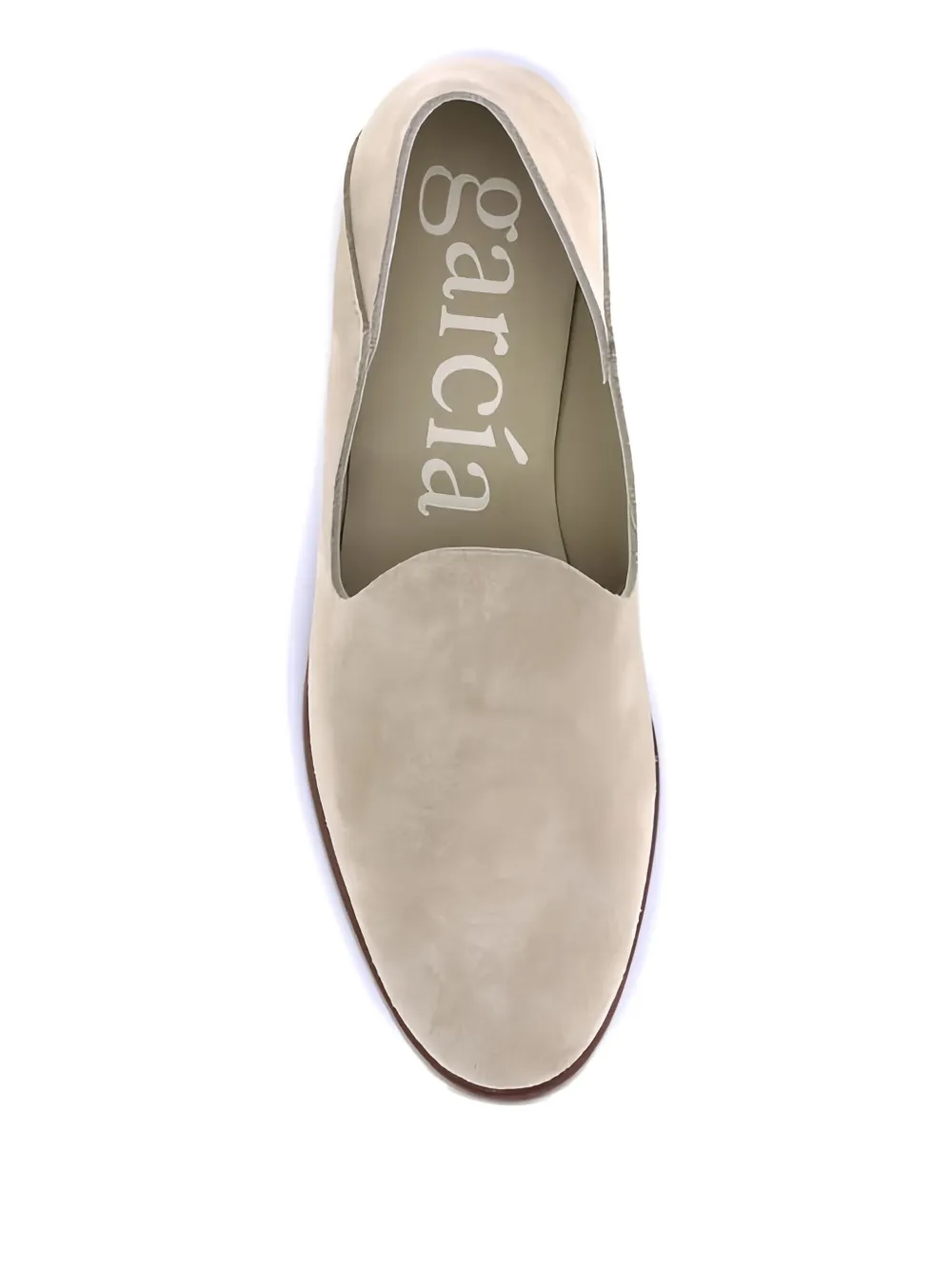 Pedro Garcia Suede Loafers In Neutral