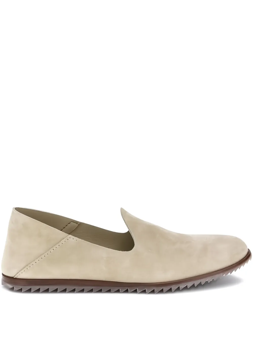 Pedro Garcia Suede Loafers In Neutral