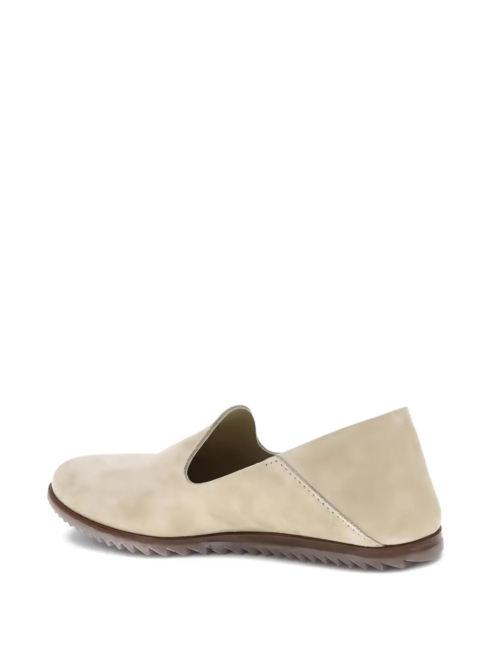 Pedro Garcia Suede Loafers In Neutral