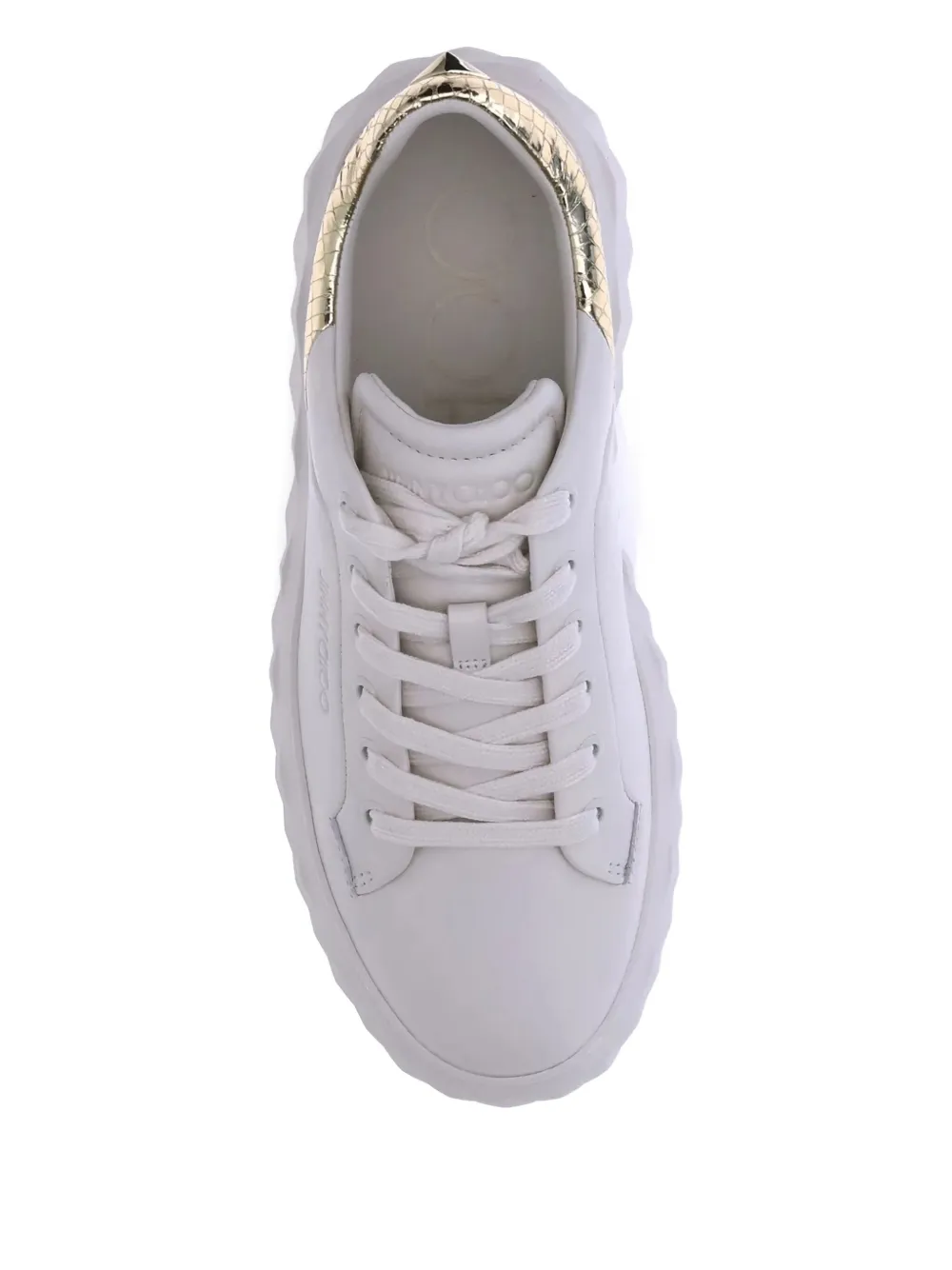 Jimmy Choo Diamond Maxi F Ii Sneakers In White