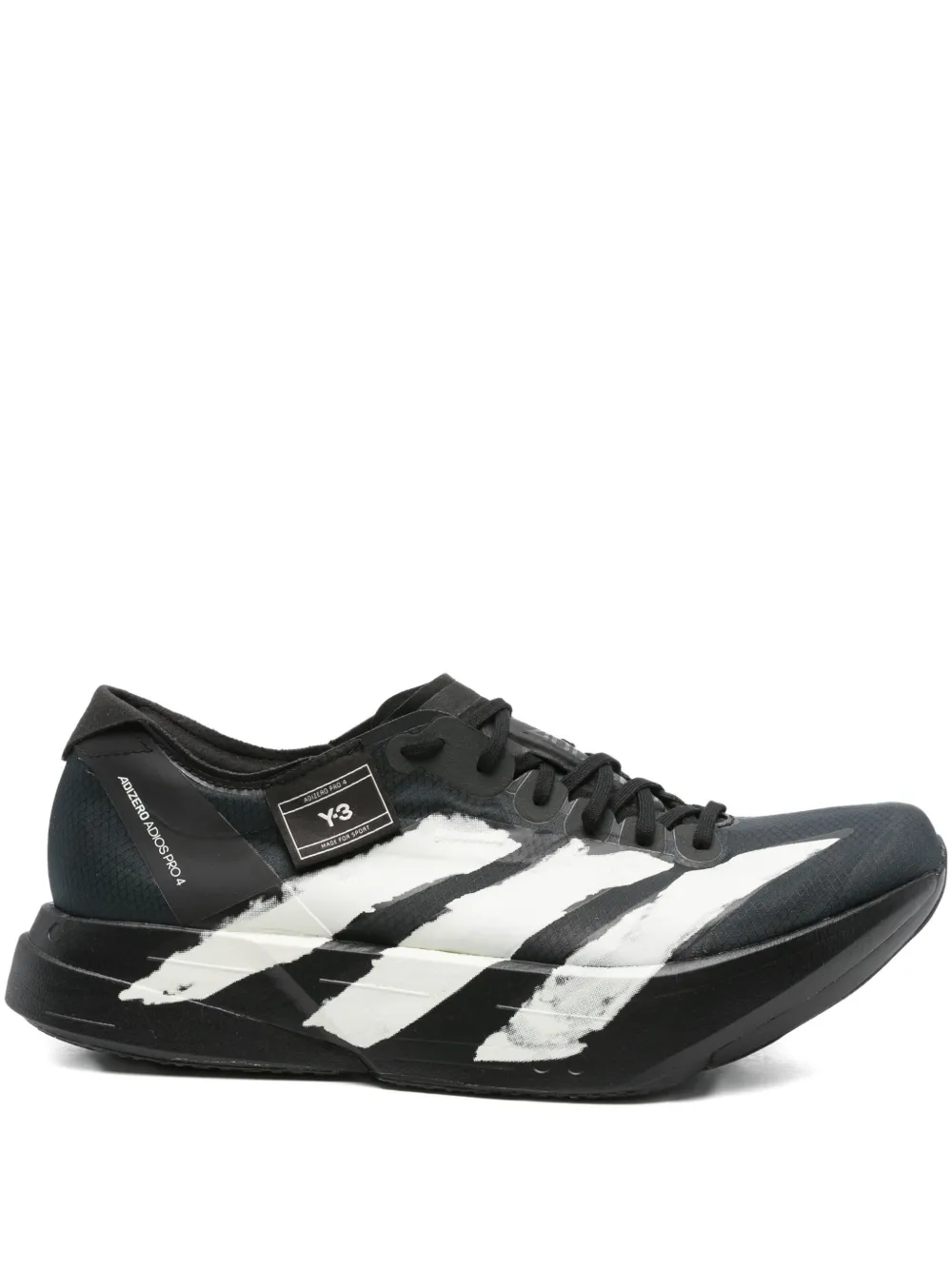 Y-3 three-stripes sneakers Black