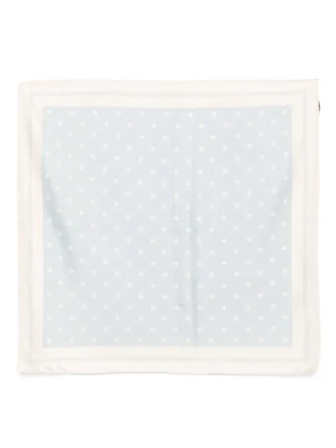 Valentino Garavani polka-dot silk scarf