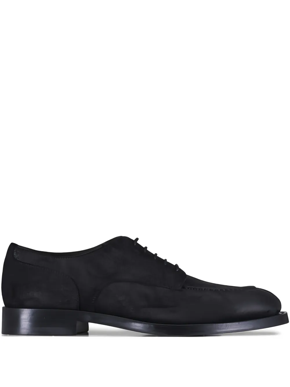 Brunello Cucinelli lace-up suede shoes - Schwarz