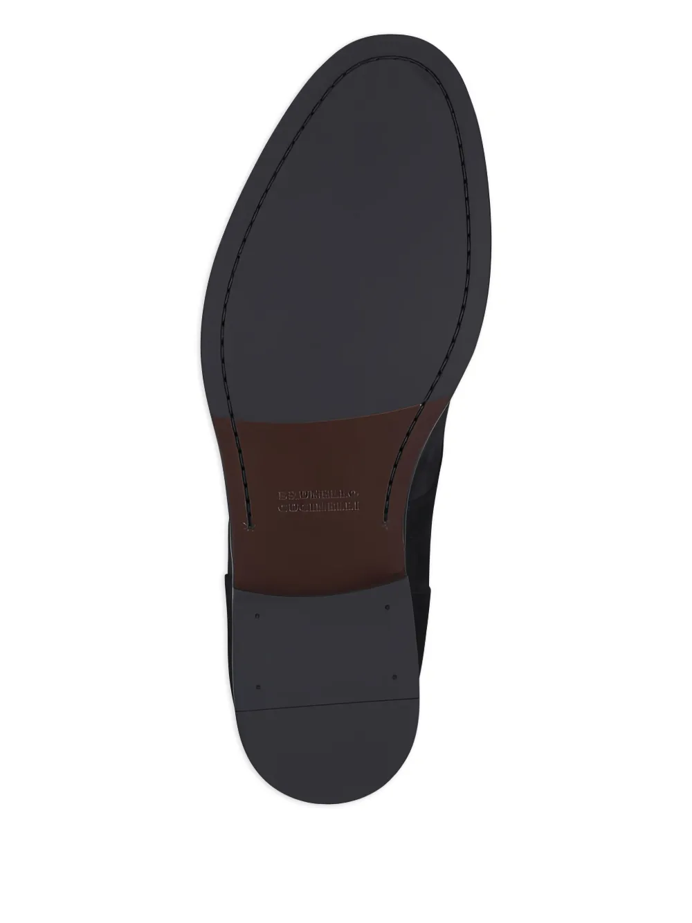 Brunello Cucinelli Suède veterschoenen Zwart