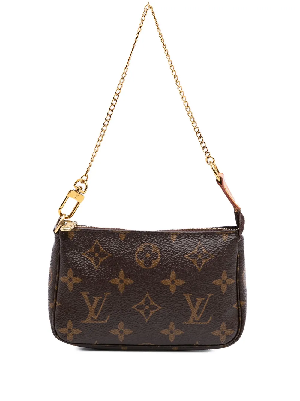 Louis Vuitton Pre-Owned 2021 モノグラム ミニ ポシェット アクセソワール ハンドバッグ - ブラウン Louis Vuitton Pre-Owned 2021 モノグラム ミニ ポシェット アクセソワール ハンドバッグ - ブラウン