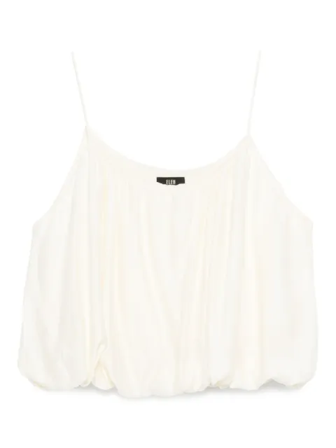 Eleh gathered-hem top