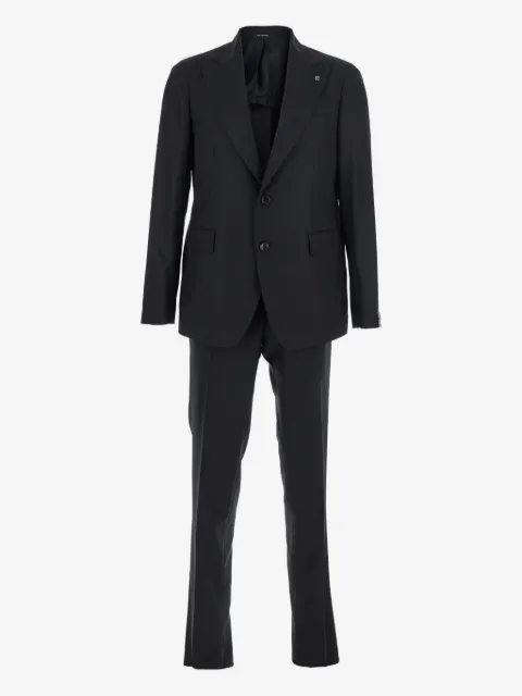 Tagliatore single-breasted pleated trousers suit