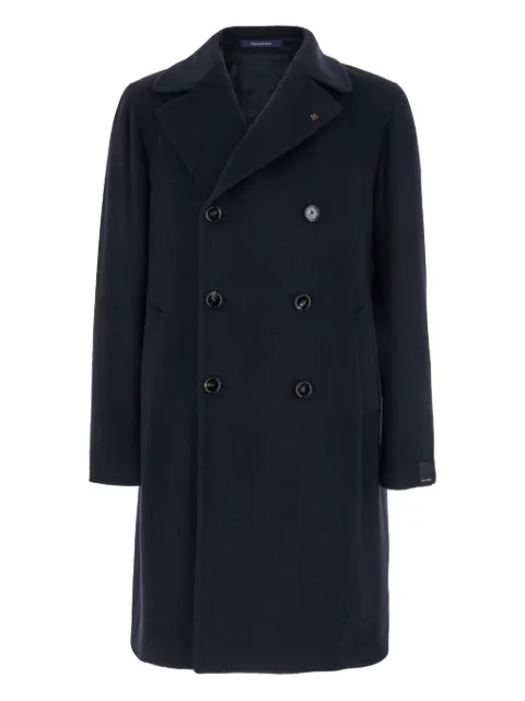 Tagliatore double-breasted cashmere coat