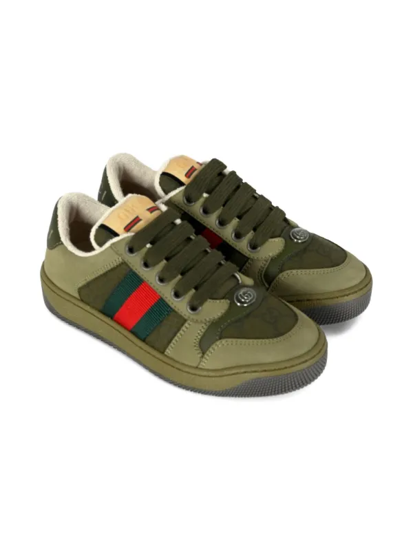 adidas gazelle silver green womens Adidas x Gucci Men's Gazelle Green Suede Low Top Sneakers