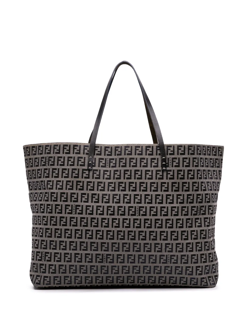 Fendi Pre-Owned 2000-2010 Zucchino Canvas Shopper tote bag | Brown | Image 1