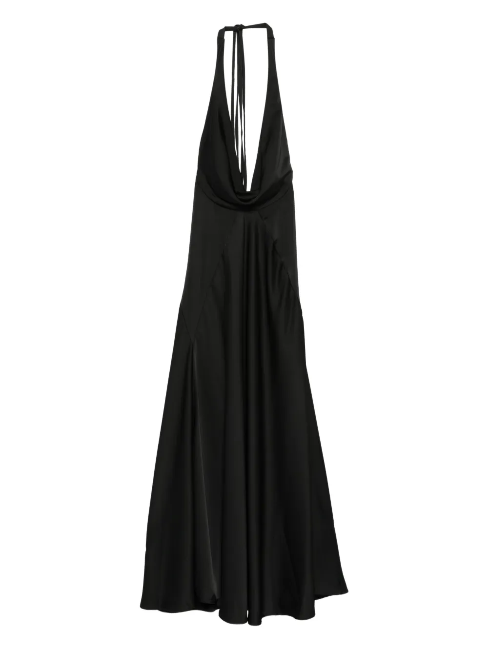 halterneck maxi dress
