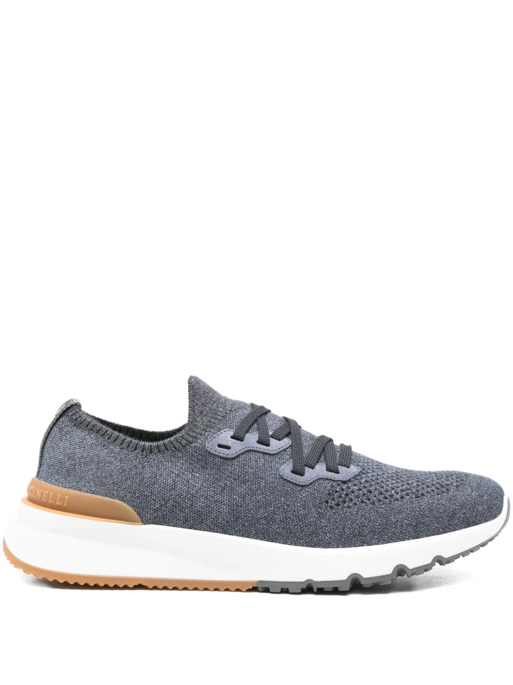 Brunello Cucinelli mesh-upper sneakers Blue
