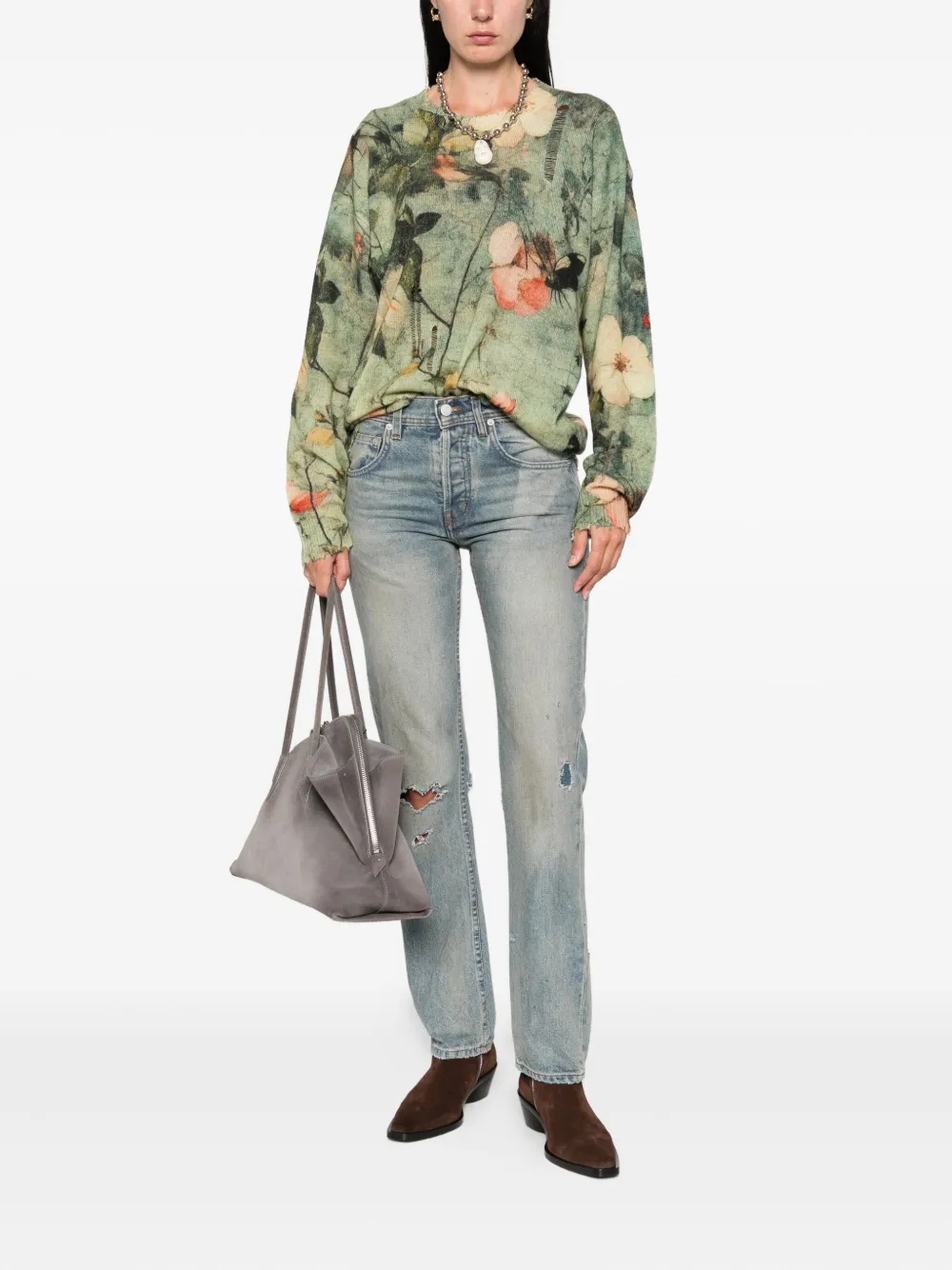 Enfants Riches Déprimés distressed-effect jeans | Straight-Leg Jeans | Image 2