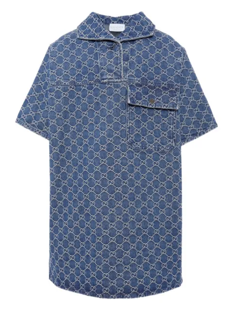 Gucci Kids GG-pattern short-sleeve dress