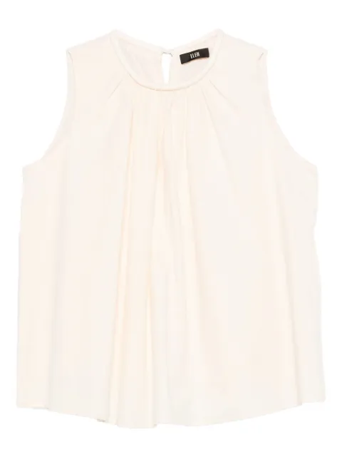 Eleh pleated sleeveless top