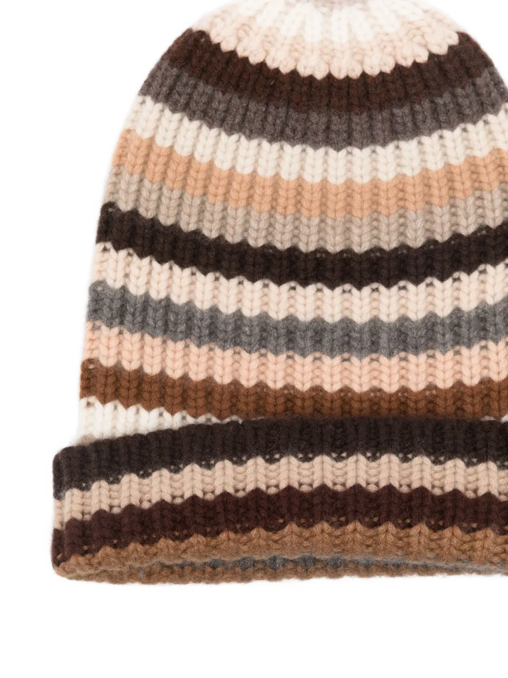 HURRAY striped cashmere beanie | Image 2