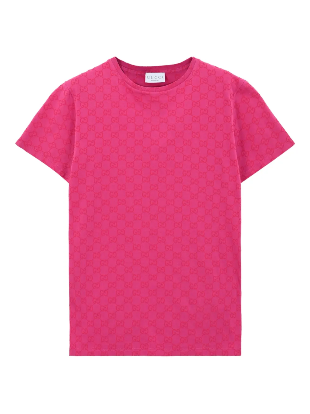 Gucci Kids GG-pattern short sleeve T-shirt Roze