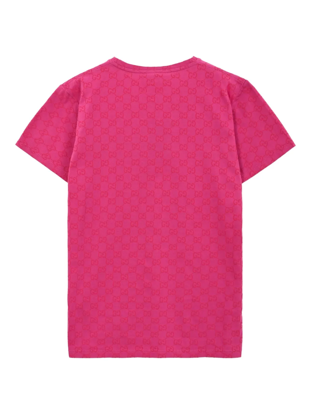 Gucci Kids GG-pattern short sleeve T-shirt Roze