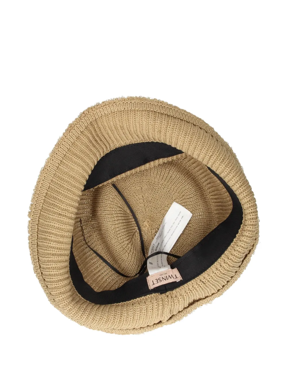 TWINSET Gebreide vissershoed Beige