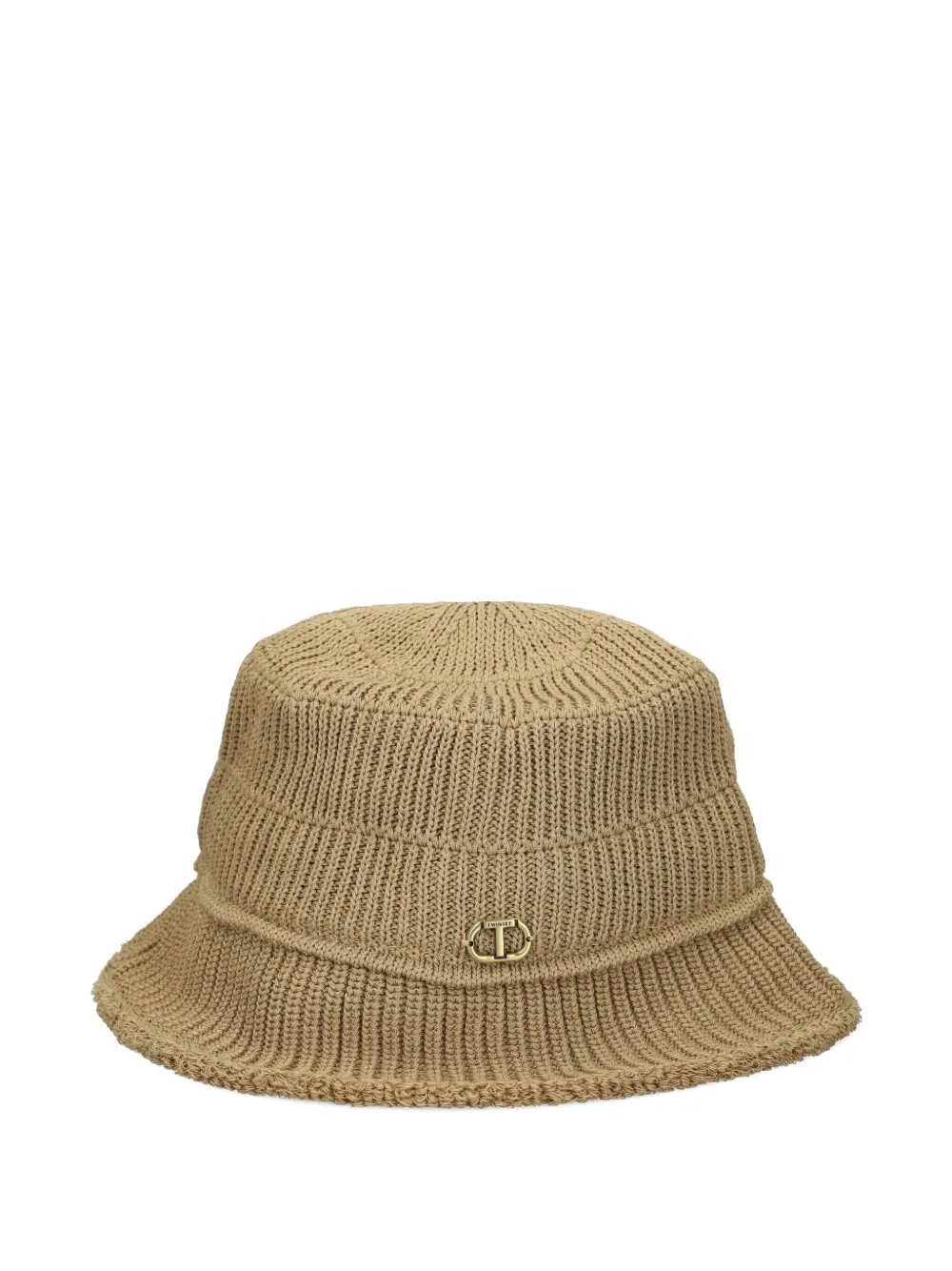 TWINSET Gebreide vissershoed Beige
