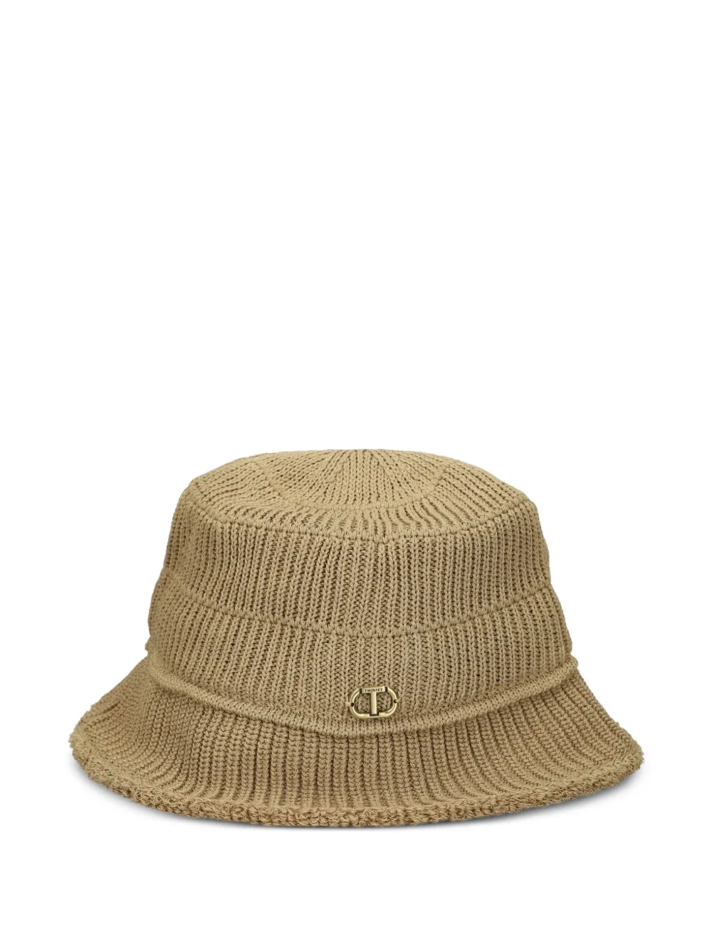 TWINSET Gebreide vissershoed Beige