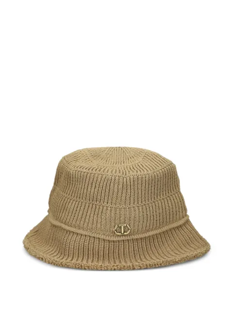 TWINSET Chapéu bucket de tricô