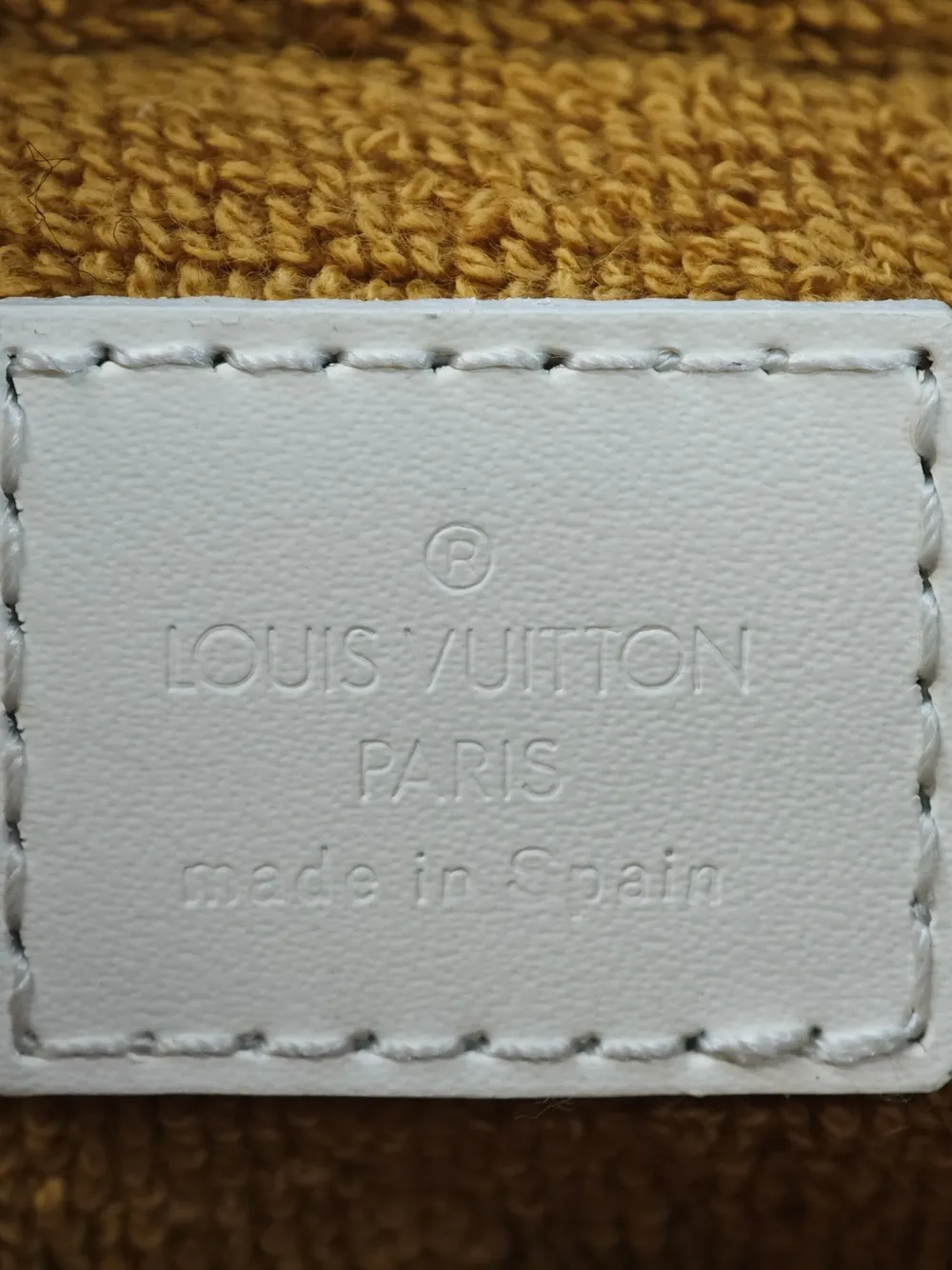 Pre-owned Louis Vuitton 2003 Epi Plage Mini Lagoon Bay Handbag In Brown