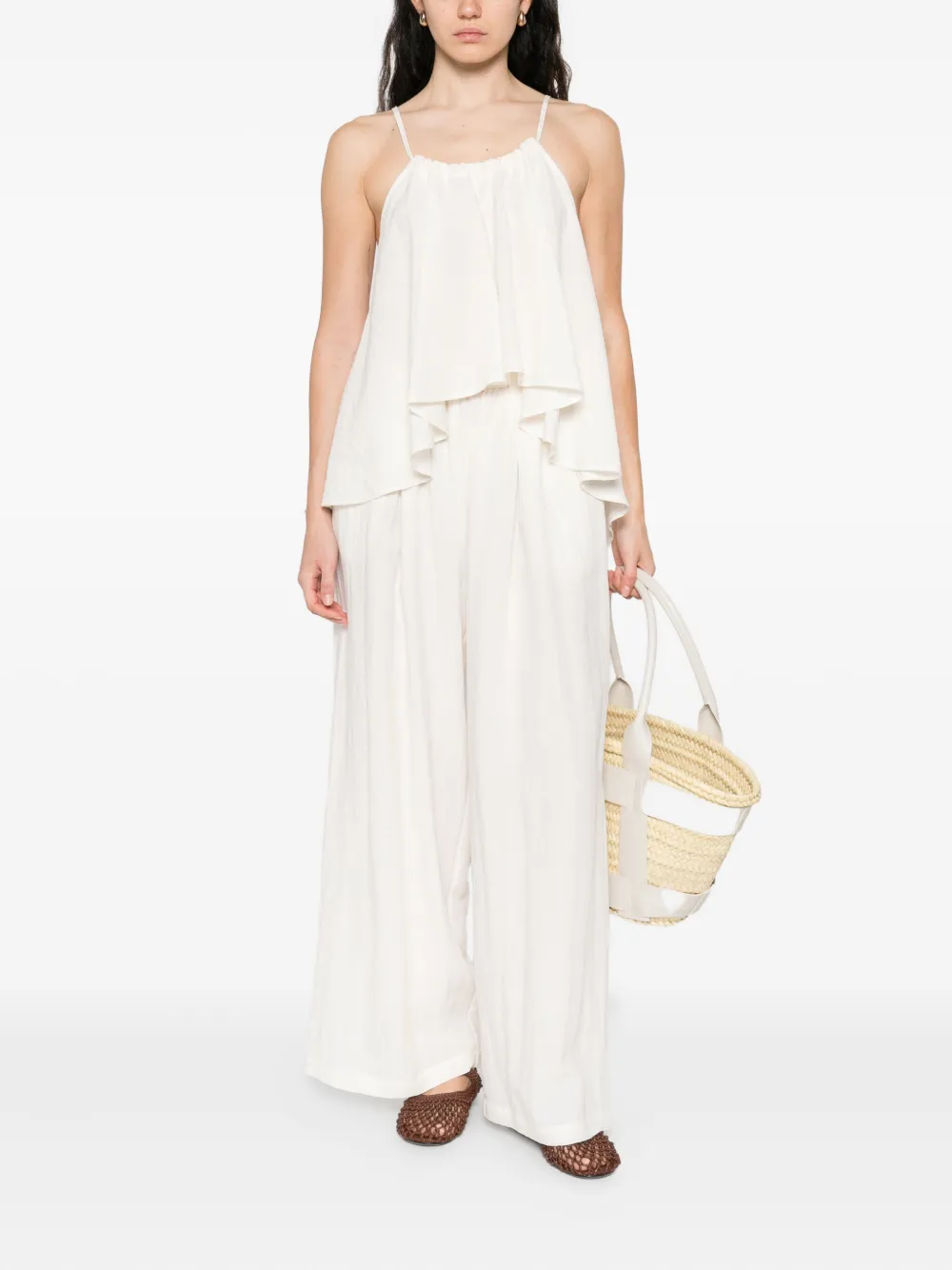 Eleh Top met ruches - Beige