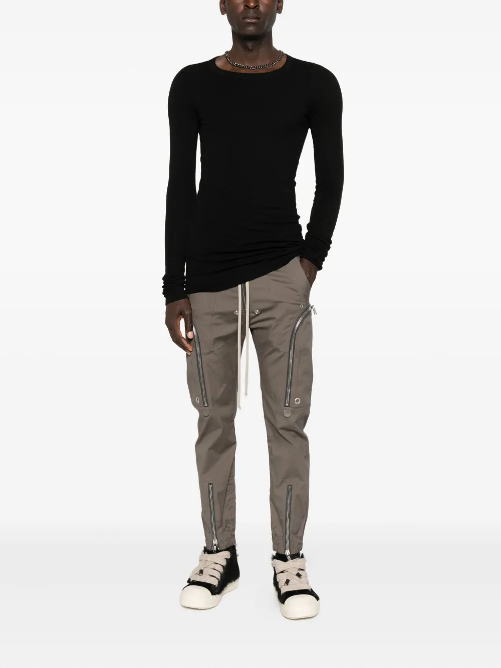 Rick Owens long-sleeve crew-neck t-shirt - 09