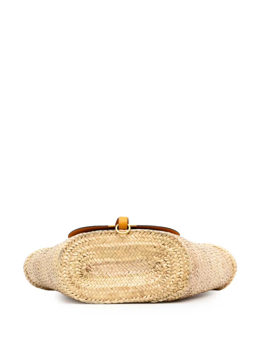 Pre-owned Chloé 2022 Medium Raffia Marcie Basket Tote Bag