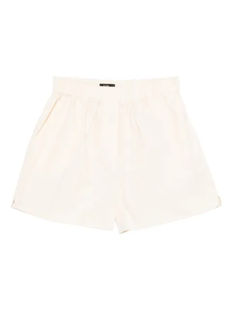 Eleh elastic-waistband cotton shorts