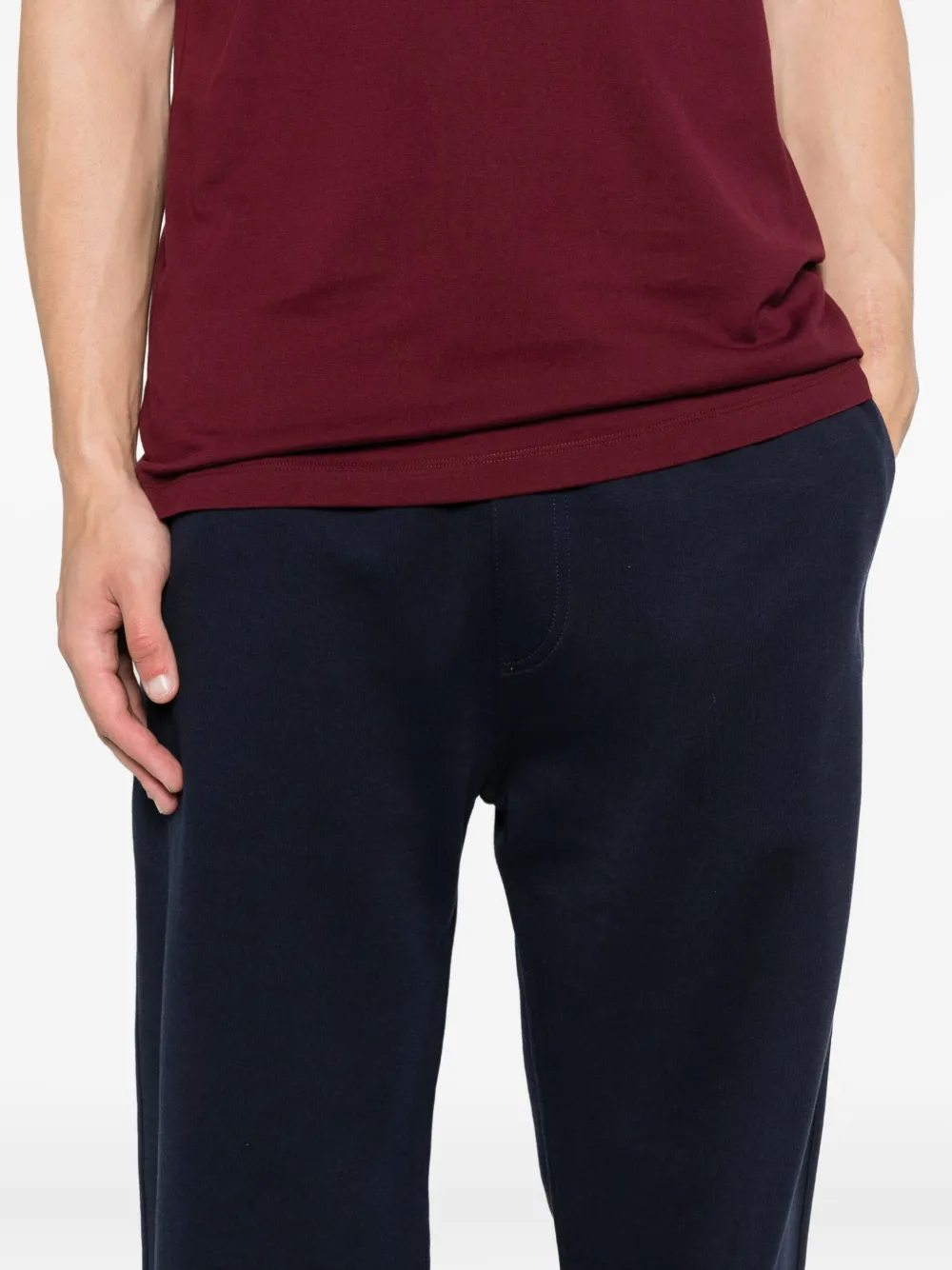 Brunello Cucinelli Joggingbroek met elastische cuffs Blauw
