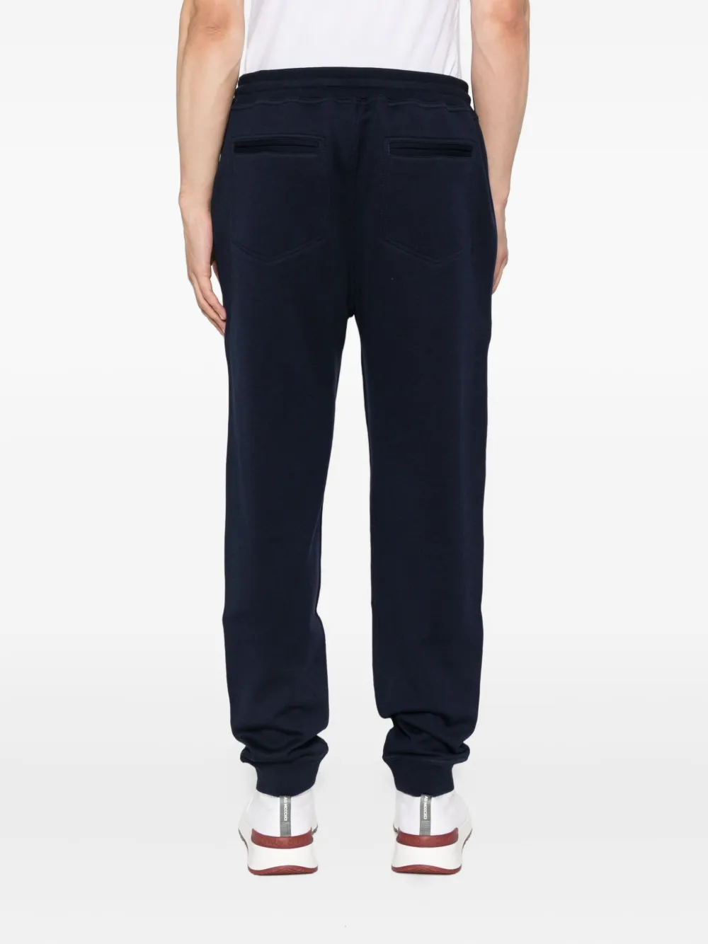 Brunello Cucinelli Joggingbroek met elastische cuffs Blauw