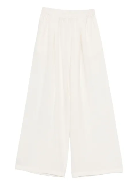 Eleh elasticated-waist pleated trousers