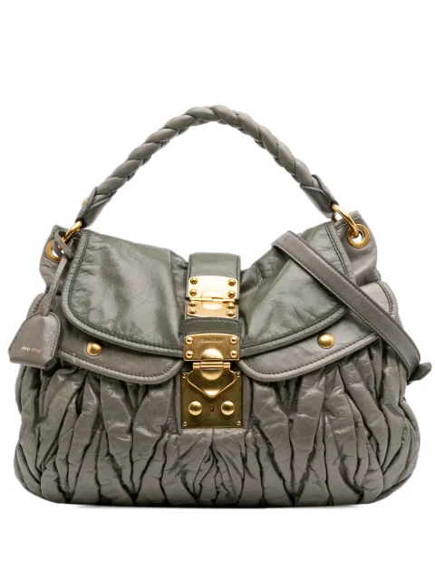 Miu Miu Pre-Owned 2010-2024 Matelasse Nappa Coffer satchel