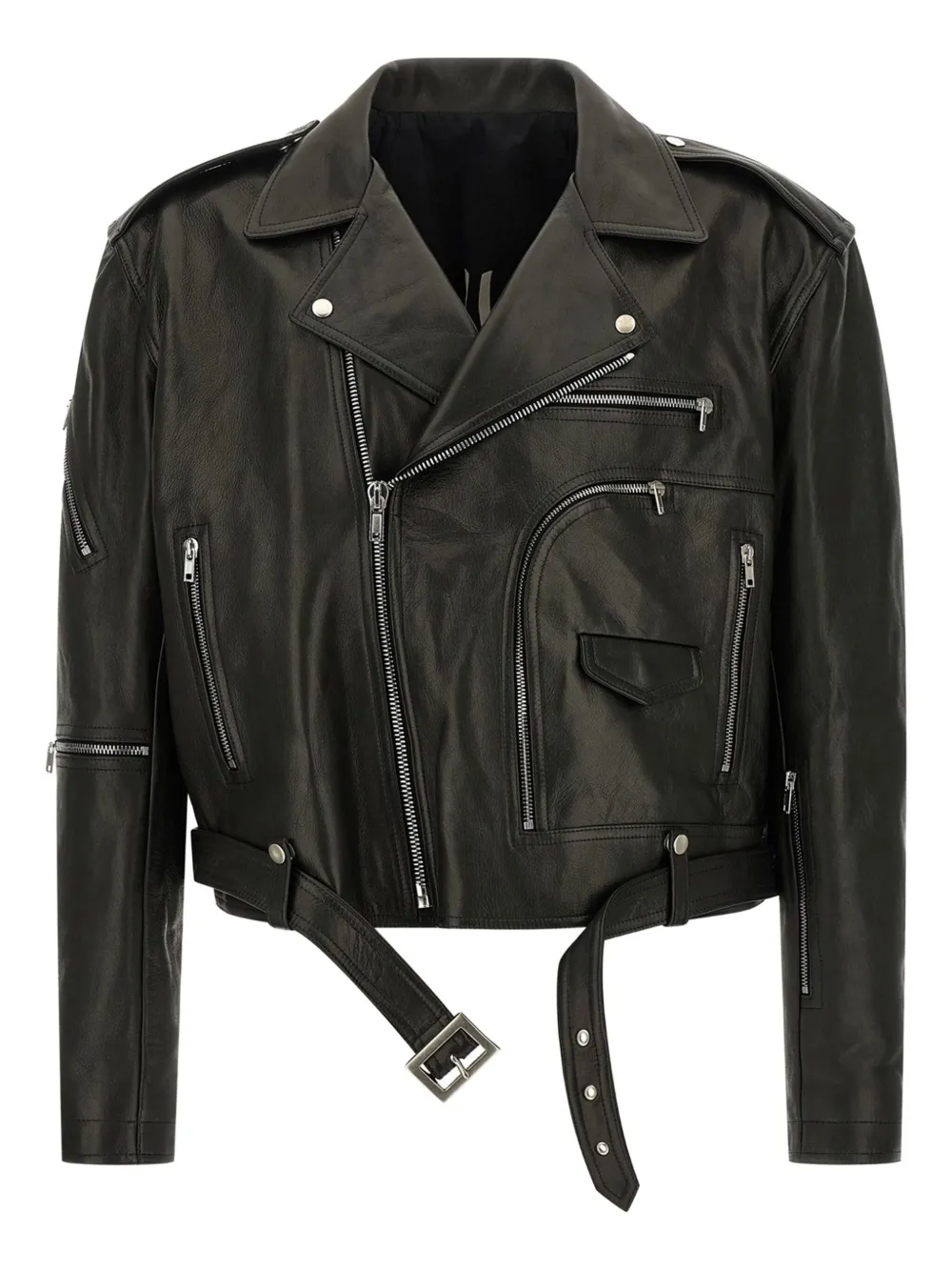 Rick Owens Jumbo Bauhaus Stooges biker jacket Zwart