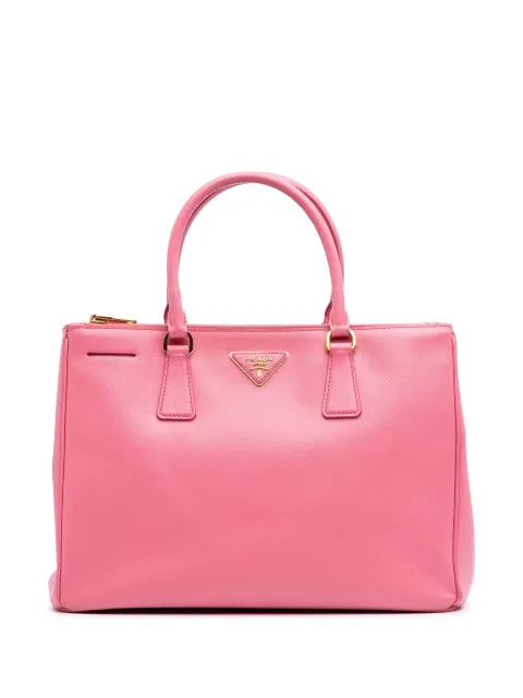 Prada Pre-Owned 2000-2024 Medium Saffiano Lux Galleria Double Zip satchel