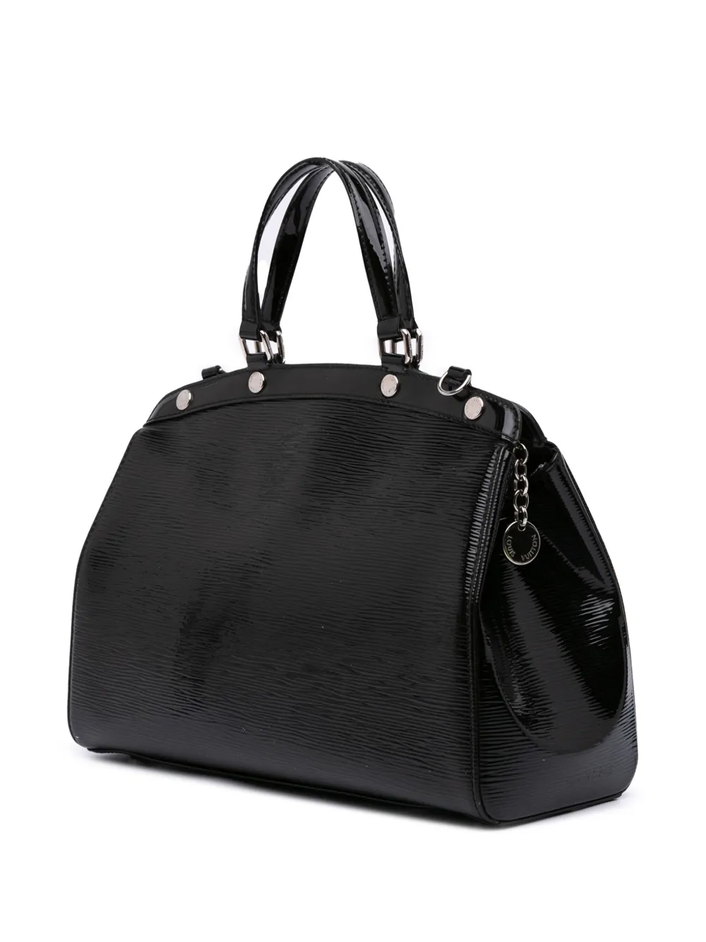 Pre-owned Louis Vuitton 2011 Electric Epi Brea Mm Satchel In Black