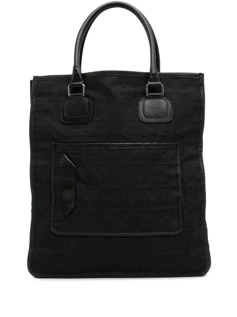 Fendi Pre-Owned 2010-2025 Zucca Canvas Tall tote bag