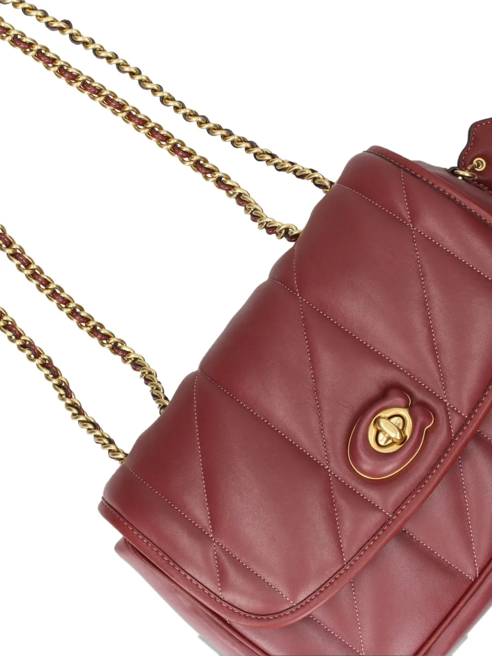 Coach Pillow Madison kleine gewatteerde schoudertas Rood