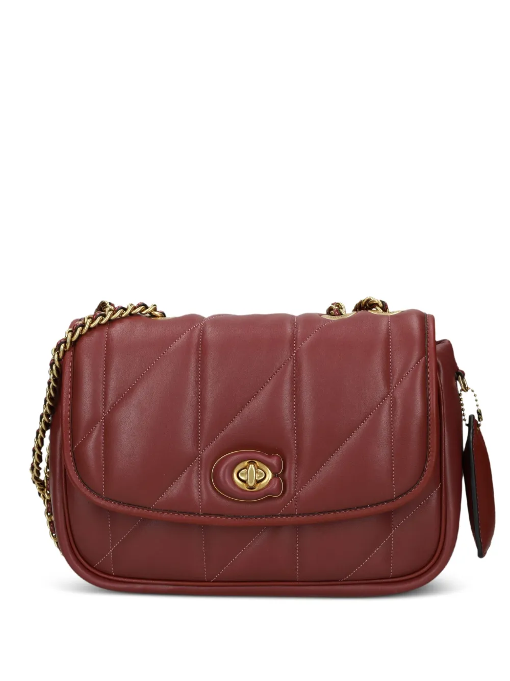 Coach small Pillow Madison quilted shoulder bag - レッド Coach small Pillow Madison quilted shoulder bag - レッド