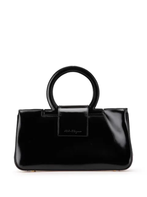 Ferragamo Pre-Owned 2000-2025 Patent Leather Gancini handbag