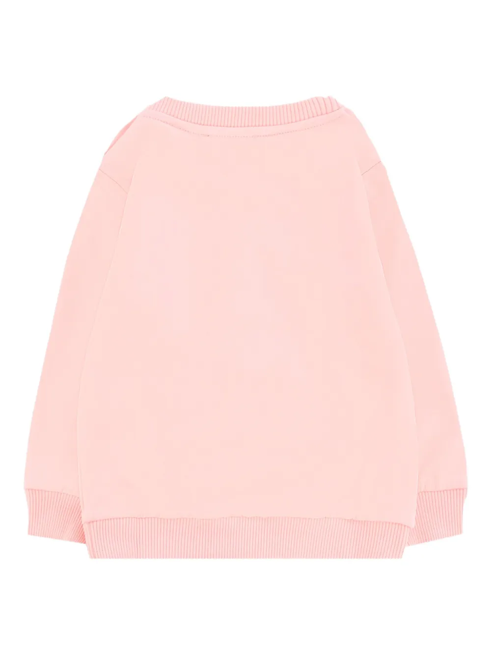 Moschino Kids Sweater met teddybeer-strik Roze