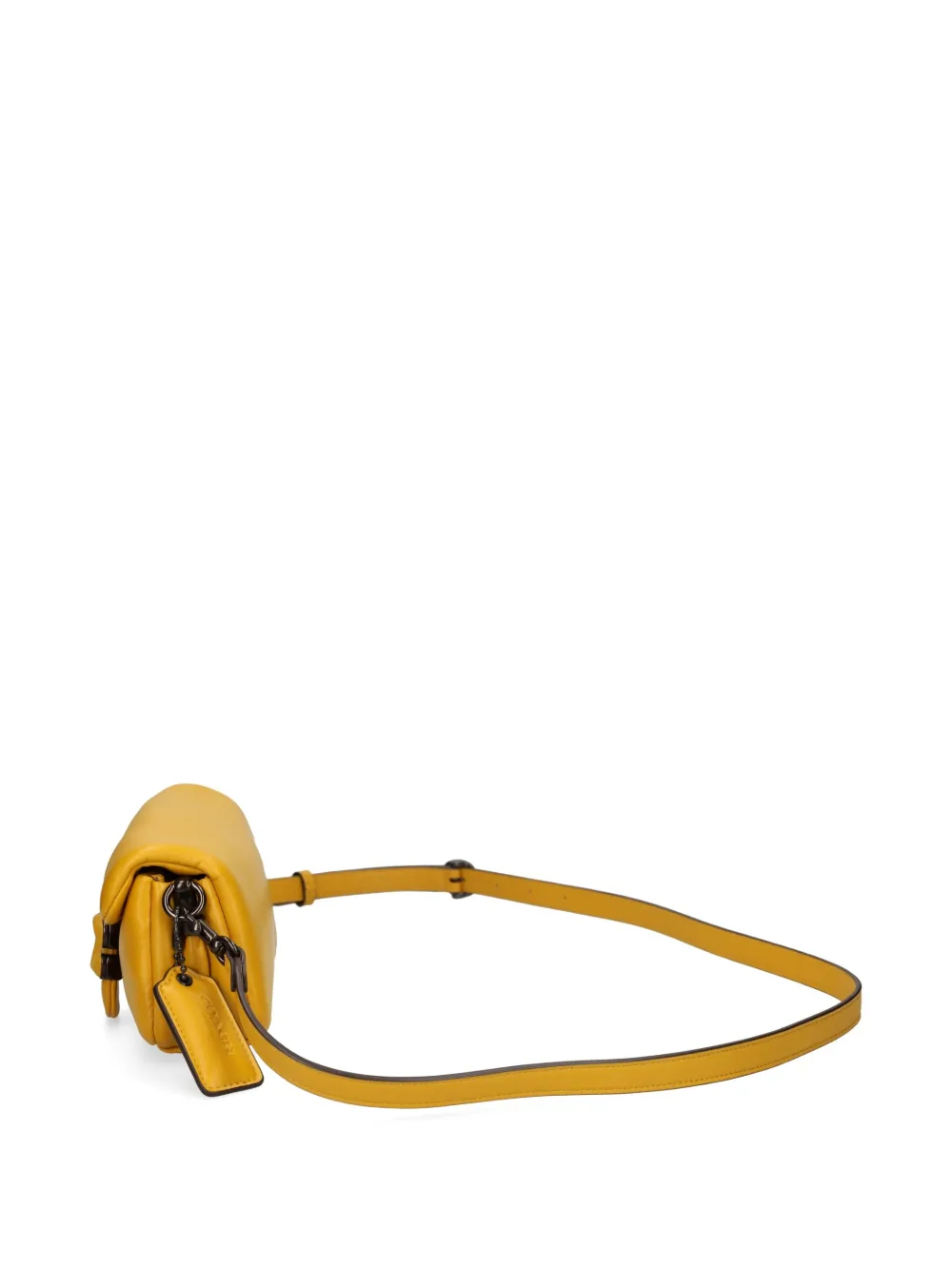 Coach Pillow Tabby kleine crossbodytas Geel