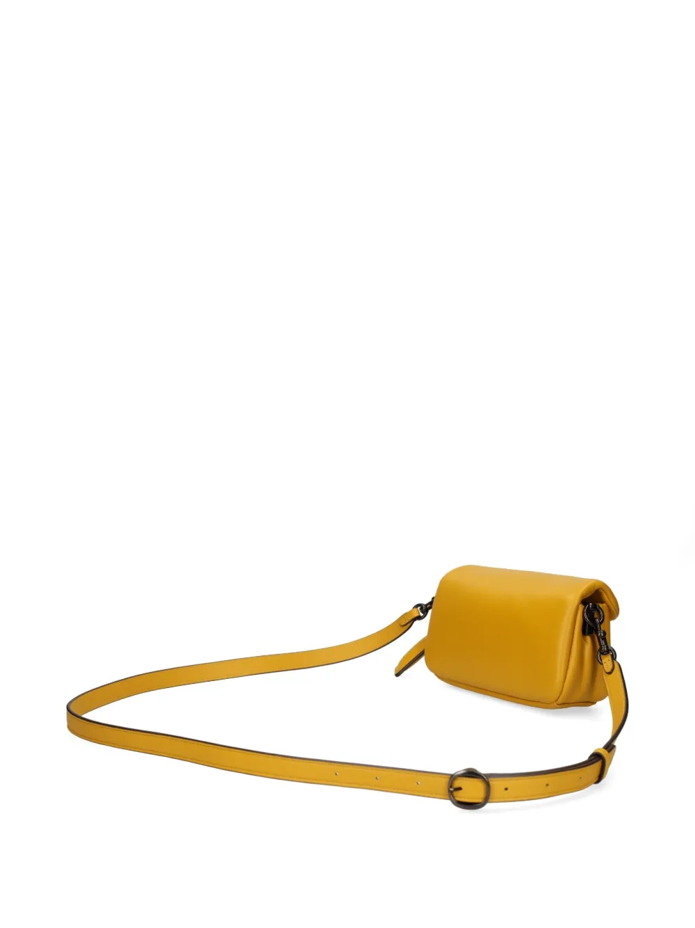 Coach Pillow Tabby kleine crossbodytas Geel