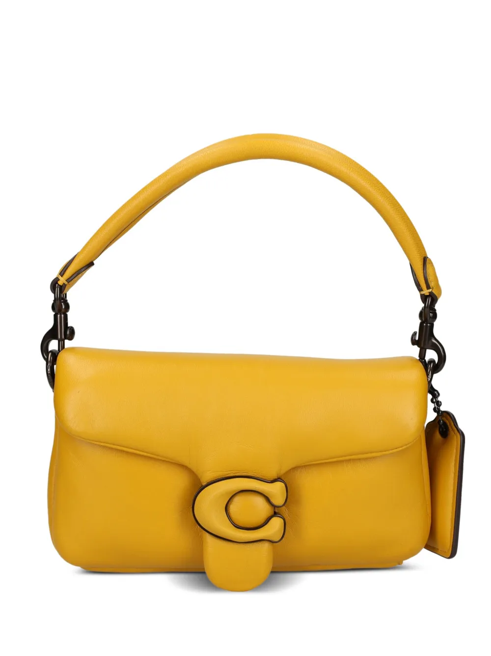 Coach Pillow Tabby kleine crossbodytas Geel